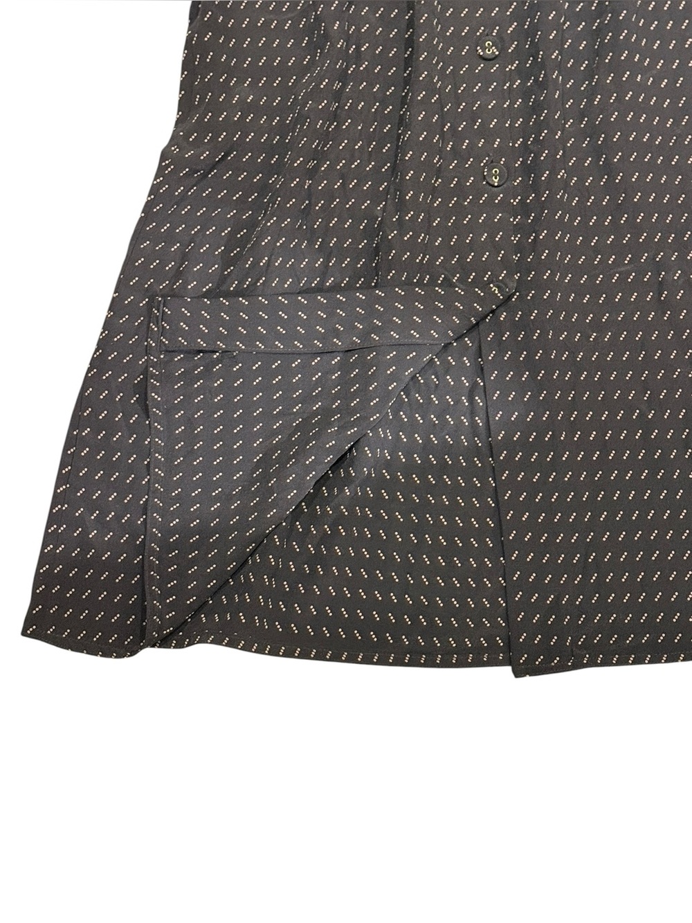 No.6 Store Silk Dot Print Midi Dress Black Size Small - Picture 8 of 13